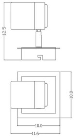 Lucide 26957/05/30 - LED Bodové svietidlo LENNERT 1xGU10/5W/230V