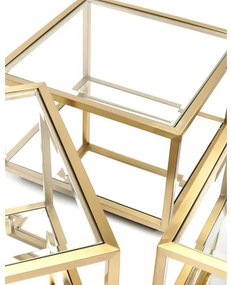 Luigi 4-set konferenčných stolíkov zlatý