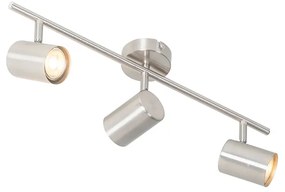 Moderné stropné svietidlo oceľ 3-svetlo nastaviteľné - Jeana