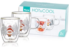 4Home Termo pohár Mug Santa Hot&Cool 270 ml, 2 ks