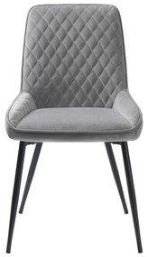 Sivá jedálenská stolička Milton – Unique Furniture