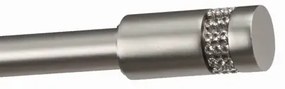 Garniže 19x19mm - dvojradové - CYLINDER CRYSTAL - satin