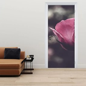 Fototapeta na dvere - Detail kvetu ruže (95x205cm)