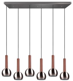 Čierne závesné svietidlo Ciliana – CINQUE