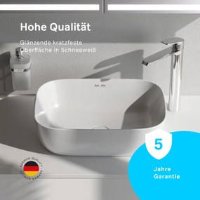 Pultové umývadlo 45 AM.PM Func MFAWCC10450WG biele lesklé