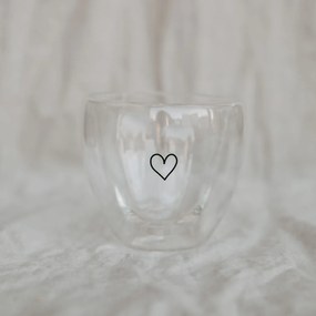 Eulenschnitt Sklenený hrnček Heart Double Glass