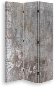 Gario Paraván Tlmená sivá Rozmery: 110 x 170 cm, Prevedenie: Klasický paraván