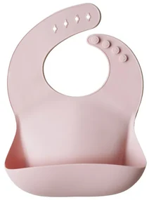 Mushie Silikónový podbradník: Blush