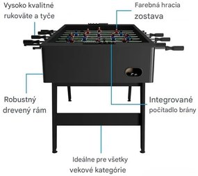 InternetovaZahrada Stolný futbal 142x76x88 cm