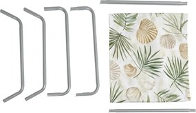 Skladacie plážové ležadlo SAND BEACH, farebné