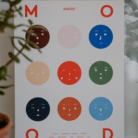MADO Plagát Nine Moods By All The Way To Paris 30x40 cm