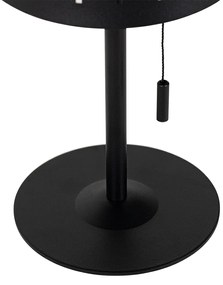 Vonkajšia stolná lampa čierna vrátane LED 3-stupňový stmievač nabíjateľná a solárna - Ferre