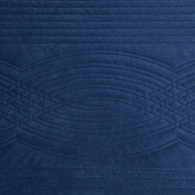 PREHOZ NA POSTEĽ VELVET2 170X210 CM TMAVOMODRÝ