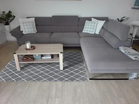 NORTHRUGS - Hanse Home koberce Kusový koberec Twin-Wendeteppiche 103118 grau creme – na von aj na doma - 80x150 cm