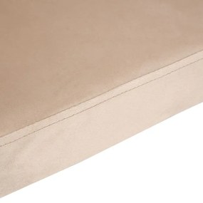 Jedálenská stolička COFTON zamatová, čierna / béžová