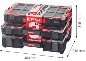 Zásuvkový Qbrick System PRO Organizér 300 + 200 + 100