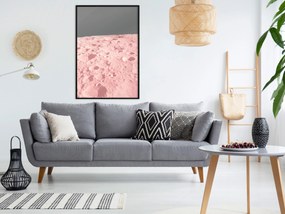 Artgeist Plagát - Pink Moon [Poster] Veľkosť: 30x45, Verzia: Čierny rám