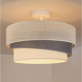 BRILAGI - Prisadený luster TRIO 1xE27/60W/230V pr. 40 cm krémová/šedá