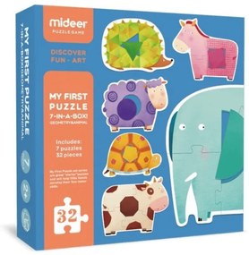 Moje prvé puzzle Mideer Zvieratká Farby a tvary