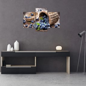 Obraz - Šťavnaté čučoriedky (90x60 cm)