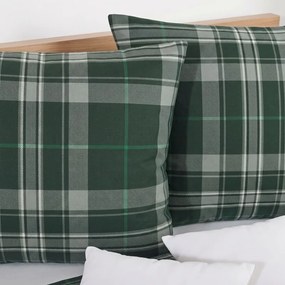 Flanelové obliečky Plaid Green EMI