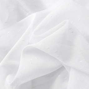 Voál biely s olovkom vzor Prší - ZAC-031 výška 295 cm Iba metráž