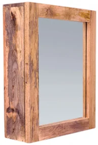 Zrkadlo Guru 50x60 indický masív mango Mango natural