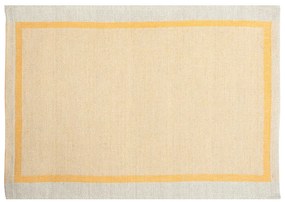 Ľanové prestieranie Laina 46x32, ľan-cloudberry