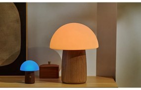 Biela/v tmavoprírodnej farbe LED stolná lampa (výška 12,5 cm) Alice Mushroom – Gingko