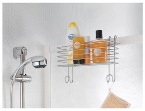 Polička na zavesenie do sprchy alebo na radiátor Metaltex Oasis