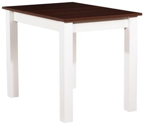 Stôl ST29 100X70 orech/biely