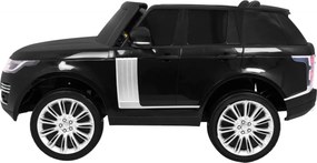 Ramiz Range Rover HSE dvojmiestne detské elektrické auto čierne SUV + ovládač na diaľkové ovládanie