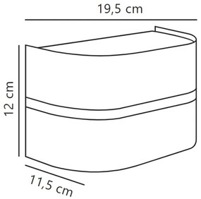 Nordlux - Vonkajšie nástenné svietidlo SIBELIS 1xE27/10W/230V IP44 hnedá