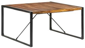 Jedálenský stôl 140x140x75 cm masívne drevo so sheeshamovou úpravou