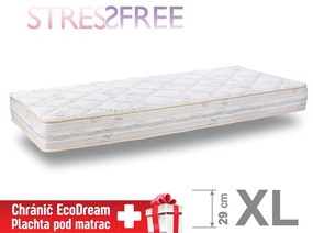 Matrac StressFree XL z pamäťovej peny DreamBed - 180x195cm