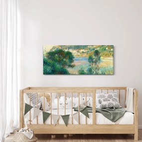 Obraz - Auguste Renoir, View of Monte Carlo from Cap Martin, reprodukcia (120x50 cm)