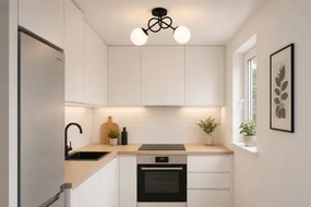 Brilagi - Prisadený luster MILO 2xE27/60W/230V čierny