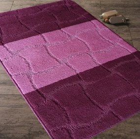 Sada kúpeľňových koberčekov Montana Sariyer XL Aubergine