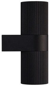 Nordlux - Vonkajšie nástenné svietidlo KYKLOP 2xGU10/25W/230V IP54 čierna