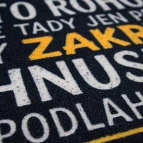 Mercury Flooring, Rohožka Hnusná podlaha 40x60 cm, 40x60, čierna
