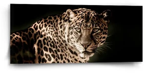 Sablio Obraz Leopard - 110x50 cm