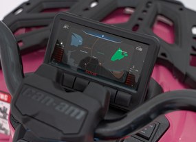 Ramiz Štvorkolka Can Am Outlander ATV ružová