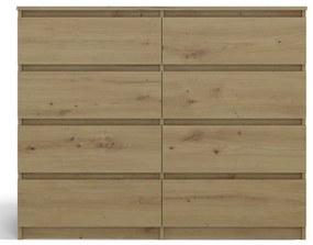 Komoda Musecalo 7 120 (dub artisan). Akcia -20%. Vlastná spoľahlivá doprava až k Vám domov. 1132826