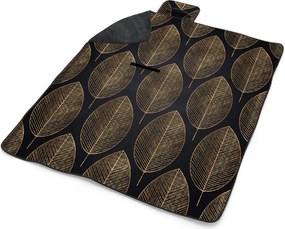 Sablio Plážová deka Zlaté listy: 200x140 cm