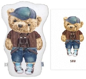 Vankúšik na maznanie 50 cm + Darček plagát 30 x 40 cm Fluffy Puffy Stu v balení