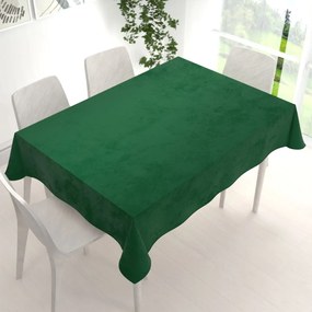 Biante Veľký zamatový obdĺžnikový obrus Velvet Premium SVP-032 Zelený 200x260 cm