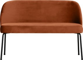BePureHome Vogue zamatová jedálenská lavica - Oranžová