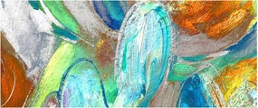 Obraz - Farebná abstrakcia (120x50 cm)
