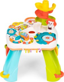 HUANGER Interaktívny vzdelávací stolík pre deti 18m+ - dráha na loptičky, hudobné piano tukán
