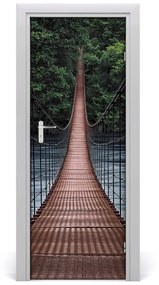 Fototapeta samolepiace na dvere visiaci most 85x205 cm